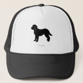 Cavapoo Silhouette Truckerkappe (Vorderseite)