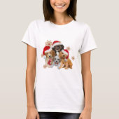 Cavapoo Weihnachtskleidung T-Shirt (Vorderseite)