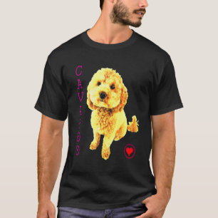Cavapoo Welpe Dog Poodle Cross Noodle Super Niedli T-Shirt
