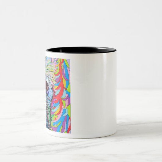 Cavapoo Zweifarbige Tasse (Mittel)