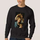 Cavarozzi With Angels Christian Renaissance Painti Sweatshirt (Vorderseite)