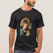 Cavarozzi With Angels Christian Renaissance Painti T-Shirt (Vorderseite)