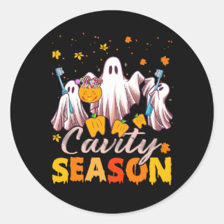 Cavasaison Halloween lustige Dentalgeister und zu Runder Aufkleber