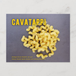 Cavatappi Italienisches Restaurant Rezept zutat Postkarte