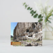 Cavates at Bandelier National Monument, NM Postkarte (Stehend Vorderseite)
