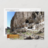Cavates at Bandelier National Monument, NM Postkarte (Vorne/Hinten)