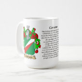 Cavazos nennen, der Ursprung, die Bedeutung und Kaffeetasse (Vorderseite Links)