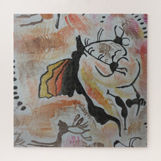 Cave Art Abstrakt Jigsaw Puzzle (Horizontal)