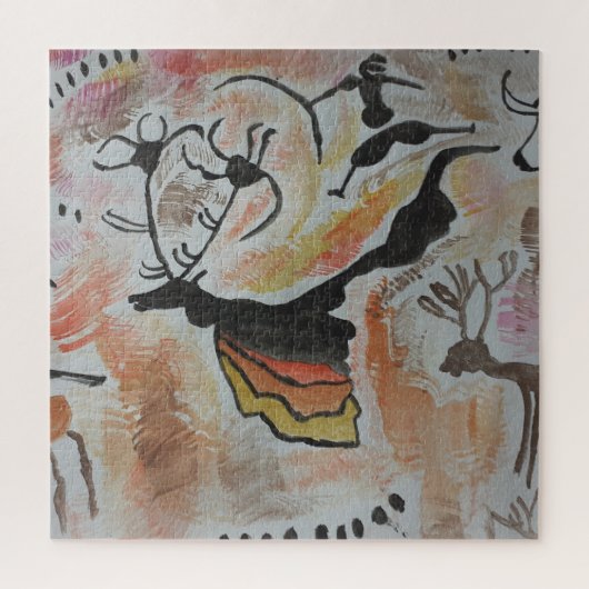 Cave Art Abstrakt Jigsaw Puzzle (Vertikal)