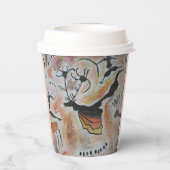 Cave Art Abstrakt Paper Cup Pappbecher (Rückseite)