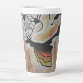 Cave Art Abstrakte Latte Tasse (Vorderseite)