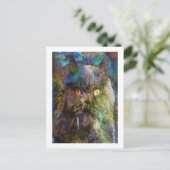 Cave Cat Postkarte (Stehend Vorderseite)
