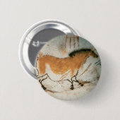 Cave drawings Lascaux French Prehistoric Drawings Button (Vorne & Hinten)