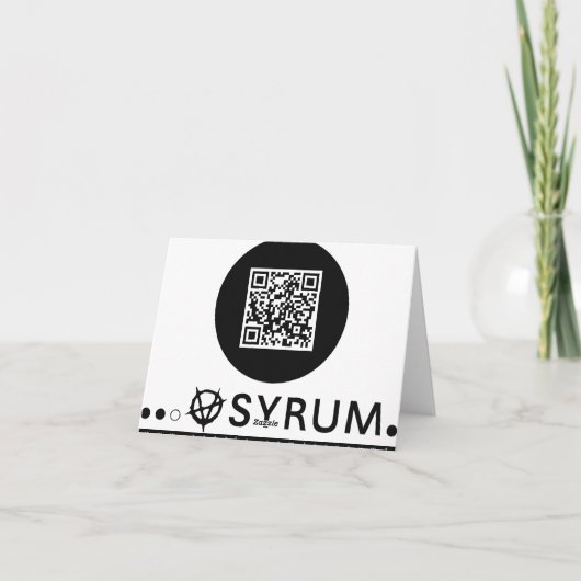 Cave Dweller Feiertagskarte (Rückseite)