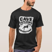 Cave Exploring Adventure Caving Spelunking Spelolo T-Shirt (Vorderseite)