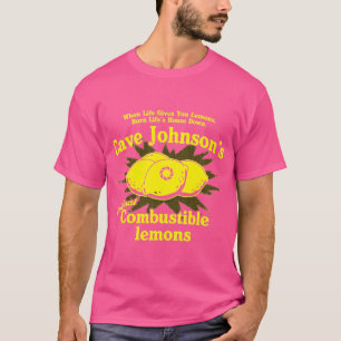 Cave Johnsons Brennbare Zitronen Familie T-Shirt
