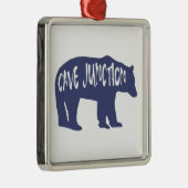 Cave Junction Oregon Bear Ornament Aus Metall (Rechts)