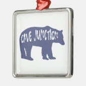 Cave Junction Oregon Bear Ornament Aus Metall (Links)