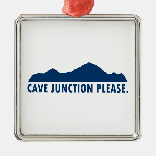 Cave Junction Oregon Bitte Ornament Aus Metall (Vorne)
