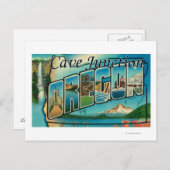 Cave Junction, Oregon - Große Briefszenen Postkarte (Vorne/Hinten)