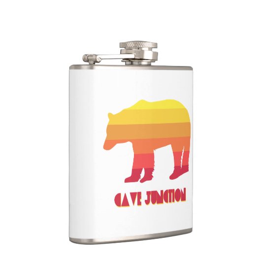 Cave Junction Oregon Rainbow Bear Flachmann (Rechts)