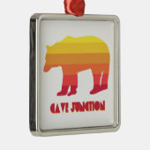 Cave Junction Oregon Rainbow Bear Ornament Aus Metall (Rechts)