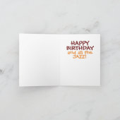 Cave Man Jazz Hands Karte (Innenseite)