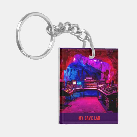 Cave Music Studio Schlüsselanhänger (Vorderseite links)