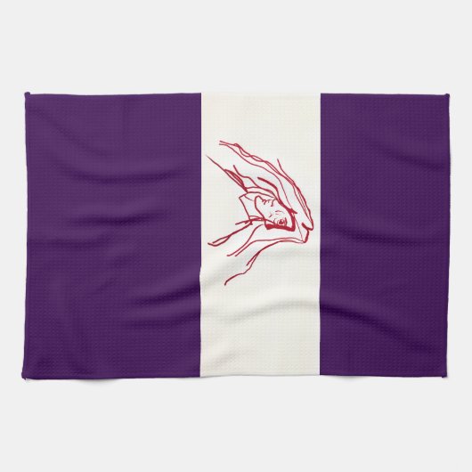 Cave Painting Kitchen Towel Geschirrtuch (Horizontal)