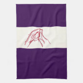 Cave Painting Kitchen Towel Geschirrtuch (Vertikal)