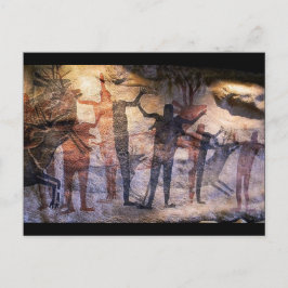 Cave Painting Rock Art Postkarte