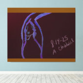 Cave Painting Stretched Canvas Leinwanddruck (Insitu (Holzboden))