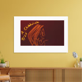 Cave Painting Stretched Canvas Leinwanddruck (Insitu (Wohnzimmer))