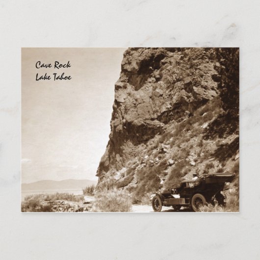 Cave Rock Lake Tahoe Postkarte (Vorderseite)