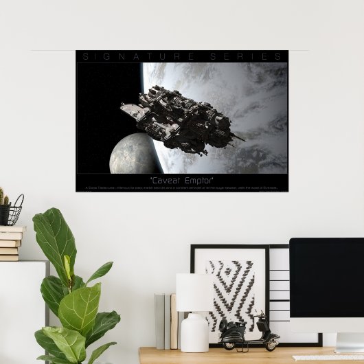 Caveat Emptor Poster (Heimbüro)