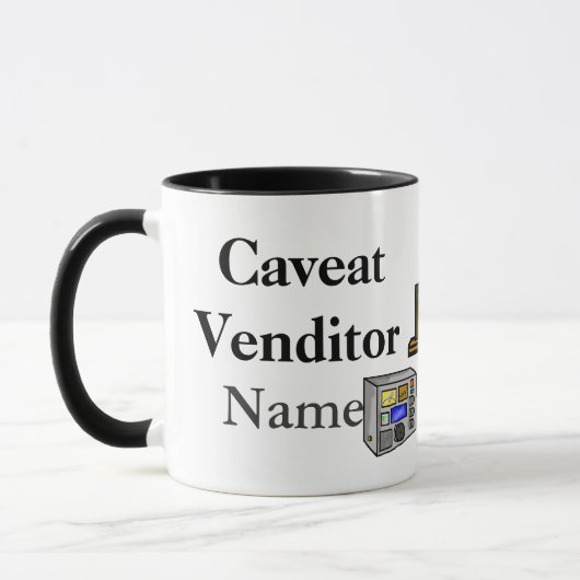 Caveat Venditor Hamfest Verkäufer Tasse Anpassen! (Links)