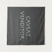 Caveat venditor wandteppich (Vorderseite (Horizontal))