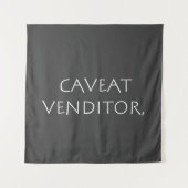 Caveat venditor wandteppich (Vorderseite)