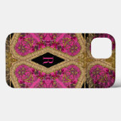 Cavelier Raye Monogramm Case-Mate iPhone Hülle (Rückseite (Horizontal))