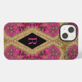 Cavelier Raye Monogramm iPhone Hülle (Rückseite (Horizontal))