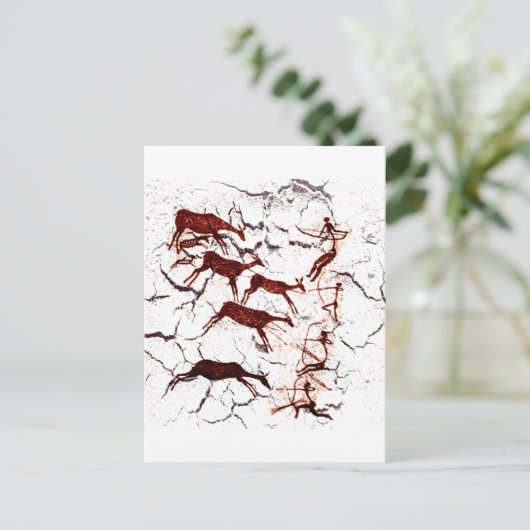 Caveman Art Postkarte (Stehend Vorderseite)