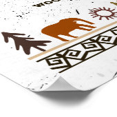 Caveman Chronicles Begrüßungszeichen Poster (Ecke)