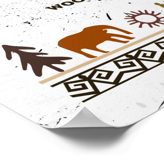 Caveman Chronicles Begrüßungszeichen Poster (Ecke)