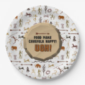 Caveman Chronicles Paper Plate Pappteller (Vorderseite)