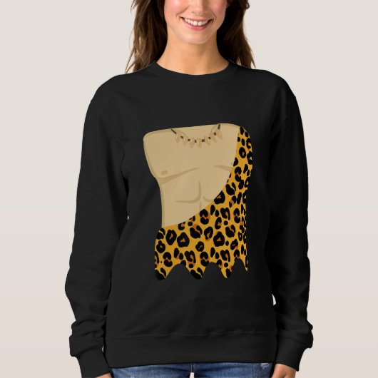 Caveman Costume Cosplay For Cave Diving Hiker Expl Sweatshirt (Vorderseite)
