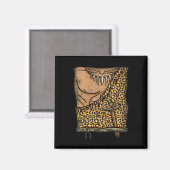 Caveman Costume Halloween Magnet (Vorderseite/Rückseite)