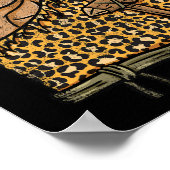 Caveman Costume Halloween Poster (Ecke)