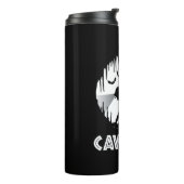 Caveman - Funny Speleology Thermosbecher (Nach links gedreht)