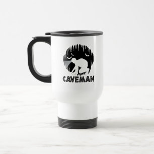 Caveman - Funny Spelunking Reisebecher