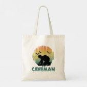 Caveman - Höhlenspeleologie Tragetasche (Rückseite)
